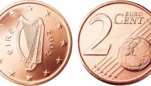 2002 Ireland – two cent coin