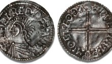 Aethelred II, Type 5 - Long Cross penny, Moneyer, Wulfmær of Castle Gotha