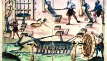 Mining in the 14th C - scenes from a medieval silver mine