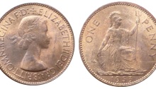 1953 GB & Northern Ireland bronze penny