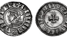 Hiberno-Norse. Sihtric III Olafsson. Circa 995-1036. AR Penny (19mm, 1.24 g, 9h). Phase I coinage, Short Cross type. Dublin mint; 'Wæremin' moneyer. Struck circa 1010-1016. + SITRIC RE+ DУFLIIM, diademed and draped bust left / + PÆREMIN MΘ DУFLIM, short cross pattée. O'S 24 var. (moneyer); SCBI 8 (BM), 48 var. (same); SCBI 32 (Ulster), –; SCBC 6117. Good VF, small peck mark. Very rare.