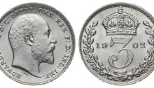 1902 Edward VII silver threepence