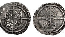 Richard III, Three Crowns coinage (First issue, 1483-1485) Silver Groat (Dublin mint). The Old Currency Exchange, Dublin, Ireland.