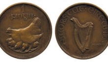 1927 Morbiducci pattern (Prova) penny, only one example known to be struck in copper.