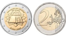 2007 Ireland - special €2 commemorative coin - 50th anniversary of the Treaty of Rome