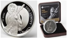 2019 Phil Lynott €15 commemorative coin, silver (boxed)