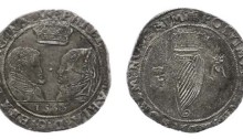 Philip and Mary, Shilling, dated 1555