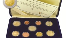Ireland 2012 Proof Coin Set – 9 coins, incl. special €2 commemorating ten years of the Euro Currency