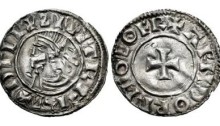 Hiberno-Norse. Sihtric III Olafsson. 995-1036. AR Penny (19mm, 1.11 g, 6h). Phase I coinage, Short Cross type. Eoferwic (York) mint signature; ‘Arnthorr,’ moneyer. Struck circa 1010-1016. + ZIIITR F RE+ DΓLI, diademed and draped bust left / + ARNDORR M-O EOFR, short cross pattée. O'S –; SCBI –; D&F 19; SCBC 6118. VF, peck marks. Rare – unlisted ‘moneyer’ for type.