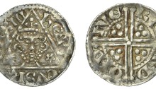 Henry III (1216-1272), Penny, type IIb, Dublin, Ricard, band of crown jewelled with pellets, 1.39g (S 6241, DF –). Very fine or better, scarce