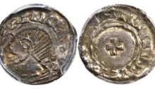 Hiberno-Norse. Phase V (c.1065-95) Penny ND, Uncertain mint, 1.49g, S-6147. A very rare imitation Edward the Confessor's small cross penny