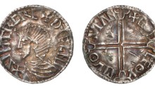 Hiberno-Norse, Phase I, Class B (Long Cross) Silver Penny, in the name of Sihtric, King of Dublin, with a mint signature of Godleof, moneyer of Stamford