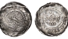 Hiberno-Norse, Phase V, Class B (Imitation of Edward the Confessor type xiii) Silver Penny (cross with triple pellet finials, small cross pattée in centre)