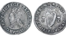 1558 Elizabeth I, contemporary copy of a base coinage shilling, mm. rose, crowned bust l, rev. crowned harp between crowned E and R cast in lead, 6.65gms. (cf. S.6503)