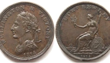 1814 & 1816 - Edward Bewley's token penny